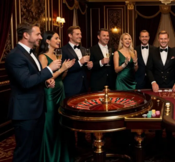 Ruletka eventowa i blackjack na event podczas firmowego wieczoru