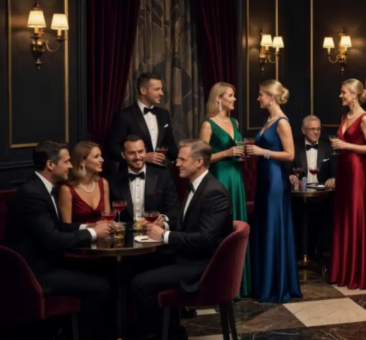 Zadowoleni goście podczas eventu rozrywkowego Luxe Venue Club